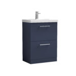 Nuie Arno 600mm Floor Standing 2-Drawer Vanity & Basin 3
