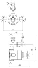 Twin Thermostatic Shower Valve - Image 2