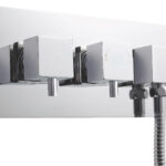 Twin Thermostatic Shower Valve With Diverter