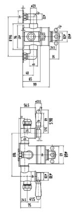 Triple Thermostatic Shower Valve - Image 3