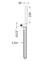 Sq Outlet Elbow C/W Parking Bkt & Kit - Image 2