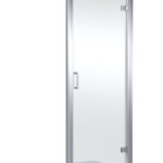 800mm Hinged Shower Door- Chrome