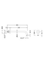 W/H Shower Arm - Image 2