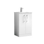 500mm Floor Standing 2 Door Vanity & Basin 2