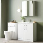 800mm Floor Standing 2 Door Vanity & Basin 1 - Image 3