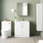 800mm Floor Standing 2 Door Vanity & Basin 2 - Image 2