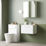 600mm Wall Hung 1 Drawer Vanity & Basin 2 - Image 3