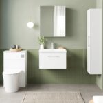 600mm Wall Hung 1 Drawer Vanity & Basin 3 - Image 2