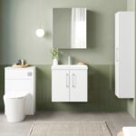 600mm Wall Hung 2 Door Vanity & Basin 3 - Image 2