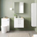 600mm Wall Hung 2 Door Vanity & Basin 4 - Image 2