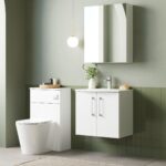 600mm Wall Hung 2 Door Vanity & Basin 4 - Image 3