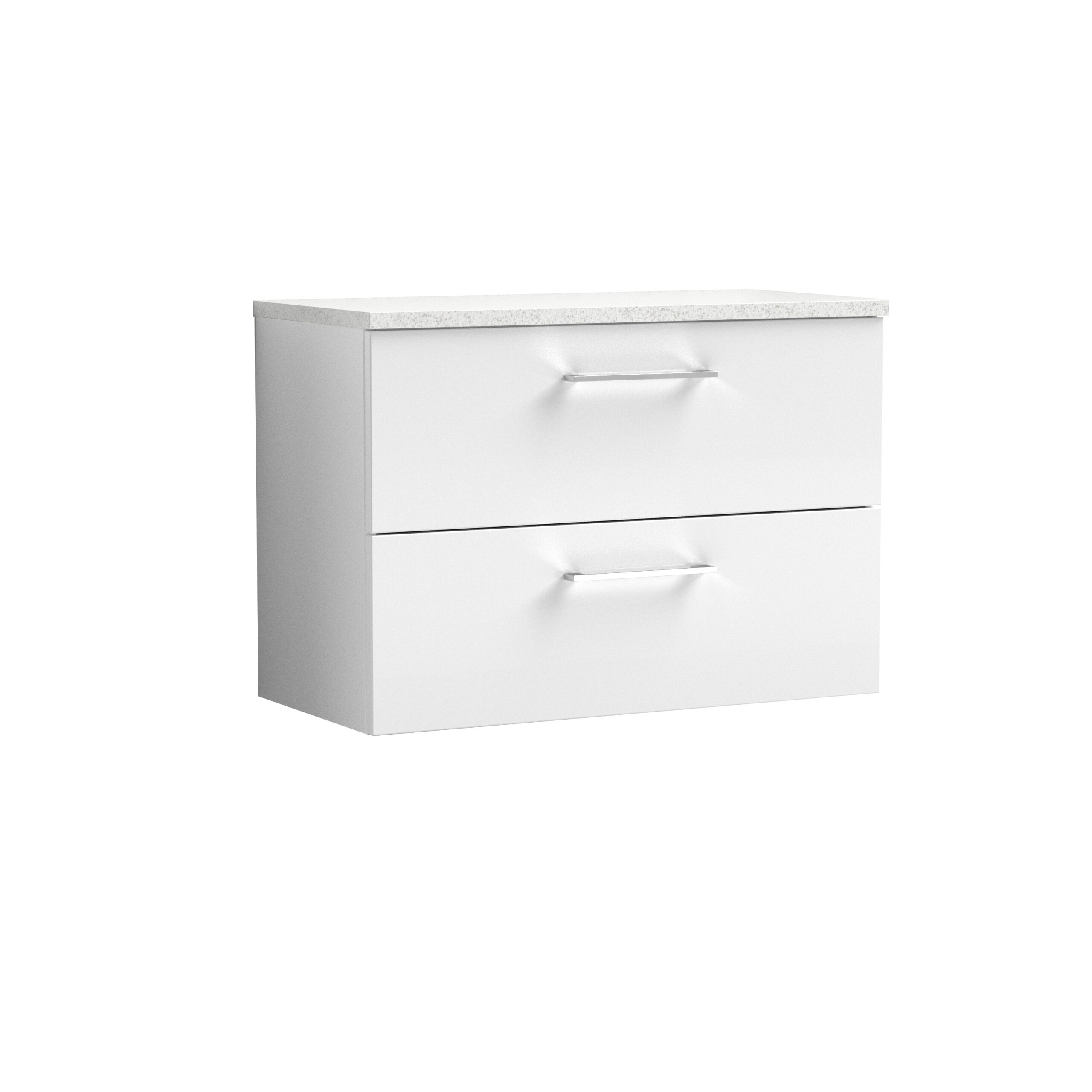 arn126lsw_furniture_v1_co 800mm Wall Hung 2 Drawer Vanity & Laminate Top - Image 1
