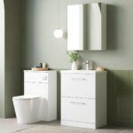 600mm Floor Standing 2 Drawer Vanity & Basin 1 - Image 2
