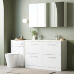1200mm Floor Standing 4 Drawer Vanity & Double Basin 2 - Image 4