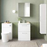 600mm Floor Standing 2 Drawer Vanity & Basin 4 - Image 2
