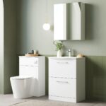 600mm Floor Standing 2 Drawer Vanity & Basin 4 - Image 3