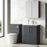 600mm Floor Standing 2 Door Vanity & Basin 2 - Image 3