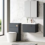 600mm Wall Hung 1 Drawer Vanity & Basin 1 - Image 3