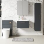 600mm Wall Hung 1 Drawer Vanity & Basin 2 - Image 2