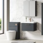 600mm Wall Hung 1 Drawer Vanity & Basin 3 - Image 3