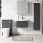 600mm Wall Hung 1 Drawer Vanity & Basin 4 - Image 2