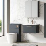 600mm Wall Hung 1 Drawer Vanity & Basin 4 - Image 3