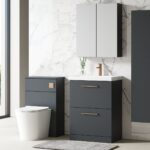 600mm Floor Standing 2 Drawer Vanity & Basin 3 - Image 3