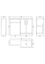 1100mm Right Hand Combination - Image 2