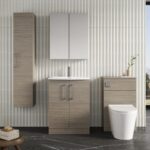 600mm Floor Standing 2 Door Vanity & Basin 4 - Image 2