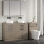 1200mm Floor Standing 4 Door Vanity & Worktop - Image 3