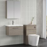 600mm Wall Hung 1 Drawer Vanity & Basin 1 - Image 3