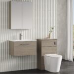 600mm Wall Hung 1 Drawer Vanity & Basin 2 - Image 3