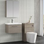 600mm Wall Hung 1 Drawer Vanity & Basin 3 - Image 3