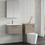 600mm Wall Hung 1 Drawer Vanity & Basin 4 - Image 3