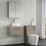 600mm Wall Hung 1 Drawer Vanity & Laminate Top - Image 3