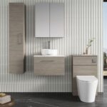 600mm Wall Hung 1 Drawer Vanity & Laminate Top - Image 2