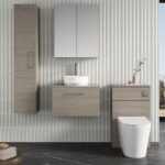 600mm Wall Hung 1 Drawer Vanity & Worktop - Image 2