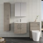 600mm Wall Hung 2 Door Vanity & Basin 2 - Image 2