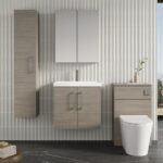 600mm Wall Hung 2 Door Vanity & Basin 3 - Image 2