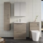 600mm Floor Standing 2 Drawer Vanity & Basin 4 - Image 2