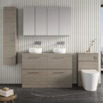 1200mm Floor Standing 4 Drawer Vanity & Worktop - Image 2