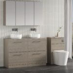 1200mm Floor Standing 4 Drawer Vanity & Worktop - Image 3