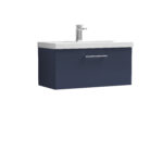 800mm Wall Hung 1-Drawer Vanity & Basin 1