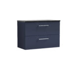 800mm Wall Hung 2-Drawer Vanity & Laminate Worktop