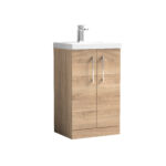 500mm Floor Standing 2-Door Vanity & Basin 3