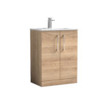 600mm Floor Standing 2-Door Vanity & Basin 2