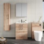600mm Floor Standing 2-Door Vanity & Basin 2 - Image 2