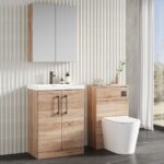 600mm Floor Standing 2-Door Vanity & Basin 3 - Image 3