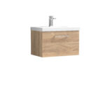600mm Wall Hung 1-Drawer Vanity & Basin 3