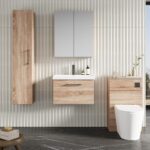 600mm Wall Hung 1-Drawer Vanity & Basin 3 - Image 2